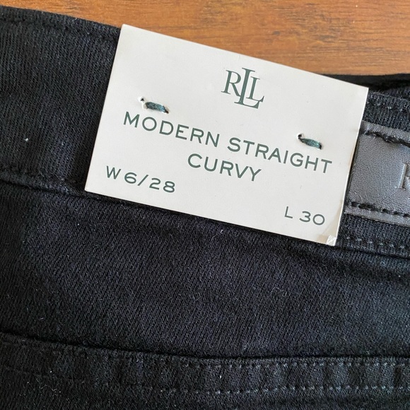 Ralph Lauren Black Boot Cut Jeans - Picture 5 of 5